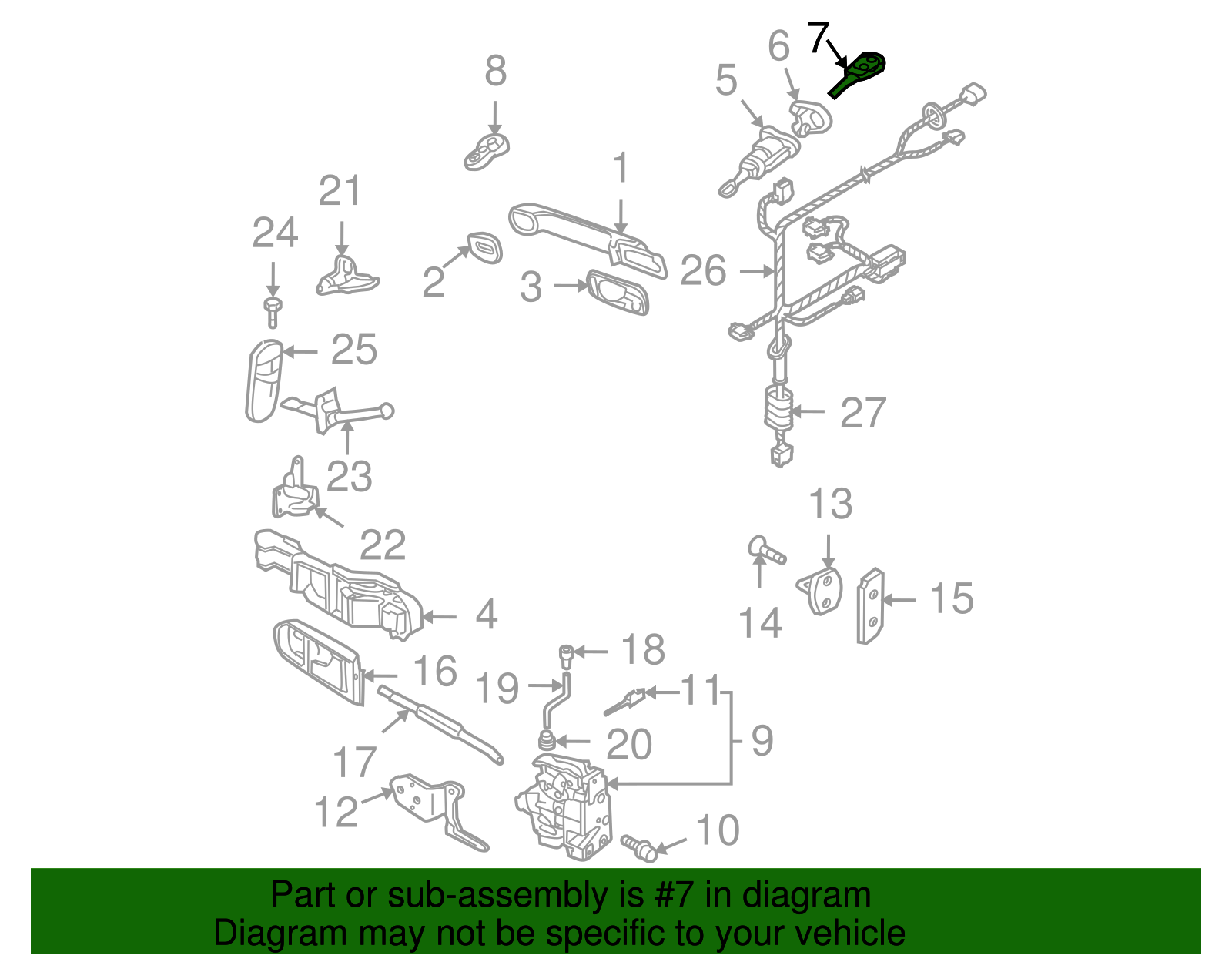 Vehicle Key - Volkswagen (3B0-837-219-AK-ROH)