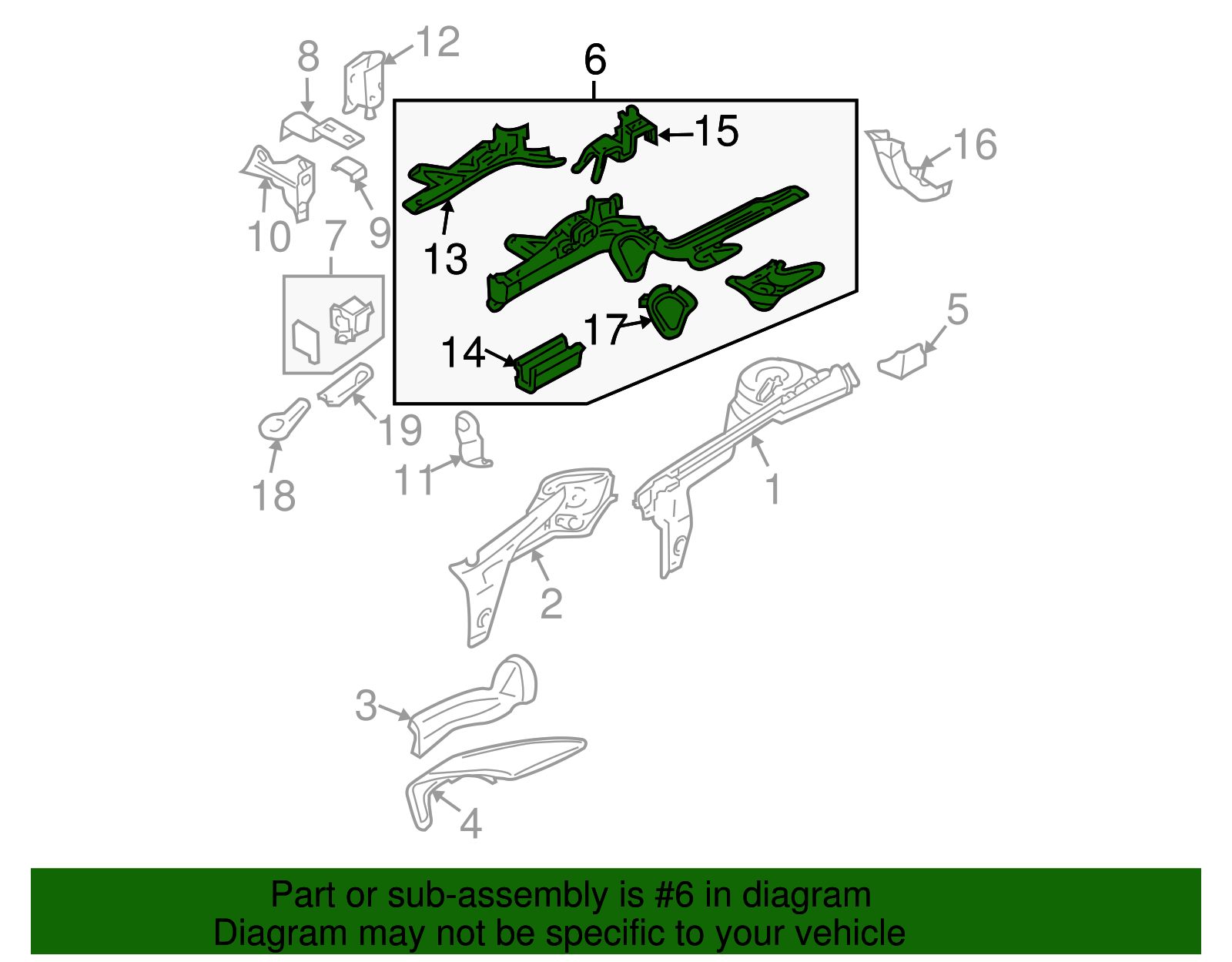 Rail Assembly - Volkswagen (1C0-803-091-F)