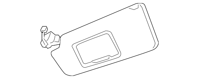 Sun-Visor - Volkswagen (3B0-898-551-G-X14)