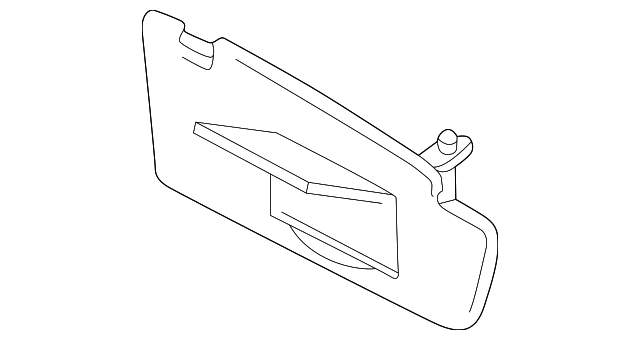 Sun-Visor - Volkswagen (3B0-857-552-E-3PS)