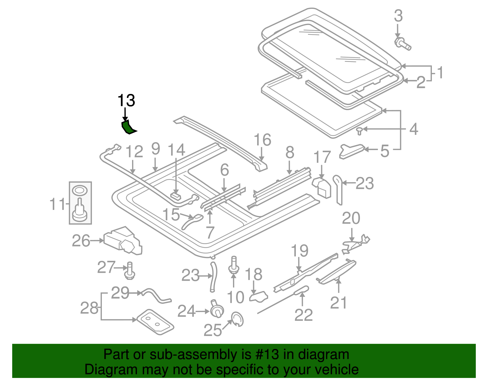 Deflector Mount Kit - Volkswagen (8D5-898-671-A)