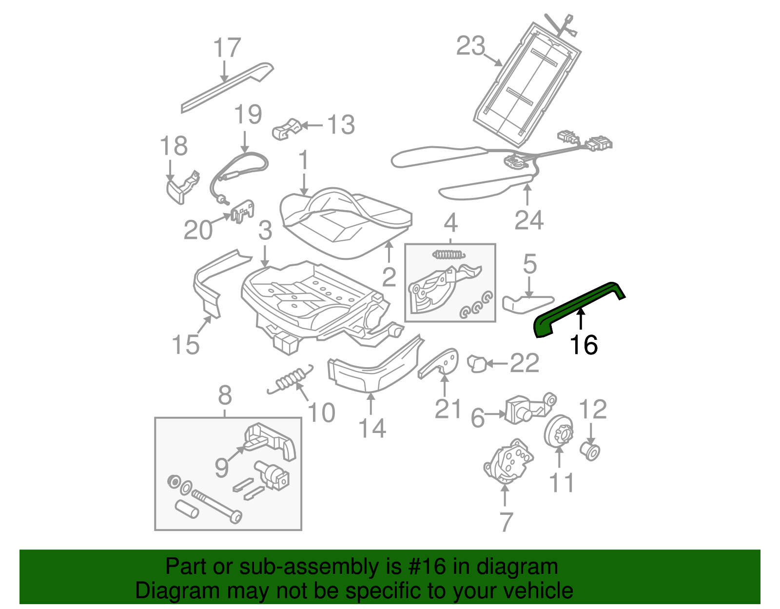 Channel Cover - Volkswagen (1J0-881-348-F-71N)