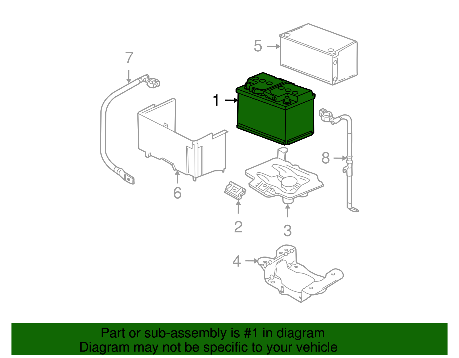 Vehicle Battery - Volkswagen (000-915-089-F-DSP)