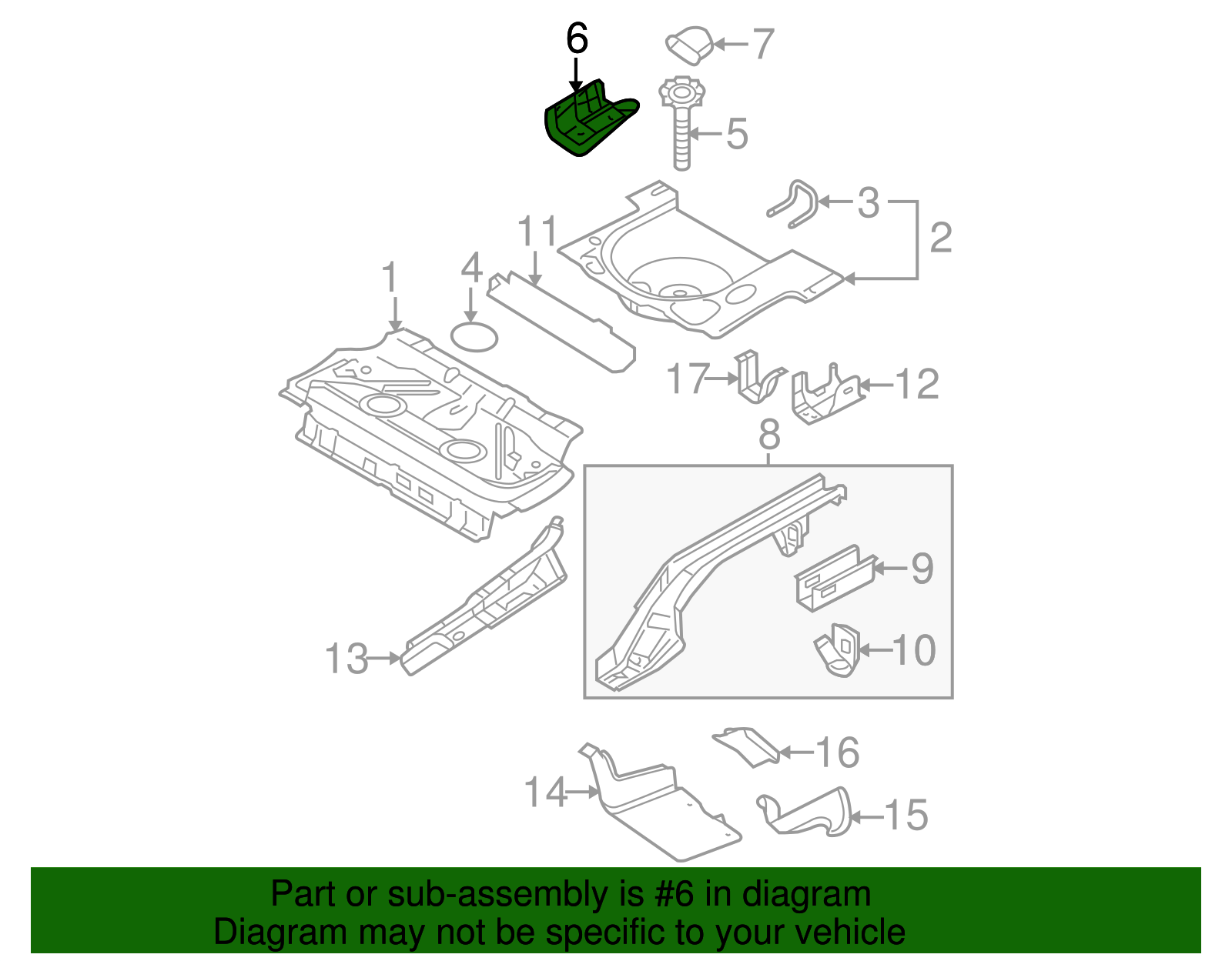 Tow Eye - Volkswagen (1C0-803-616)
