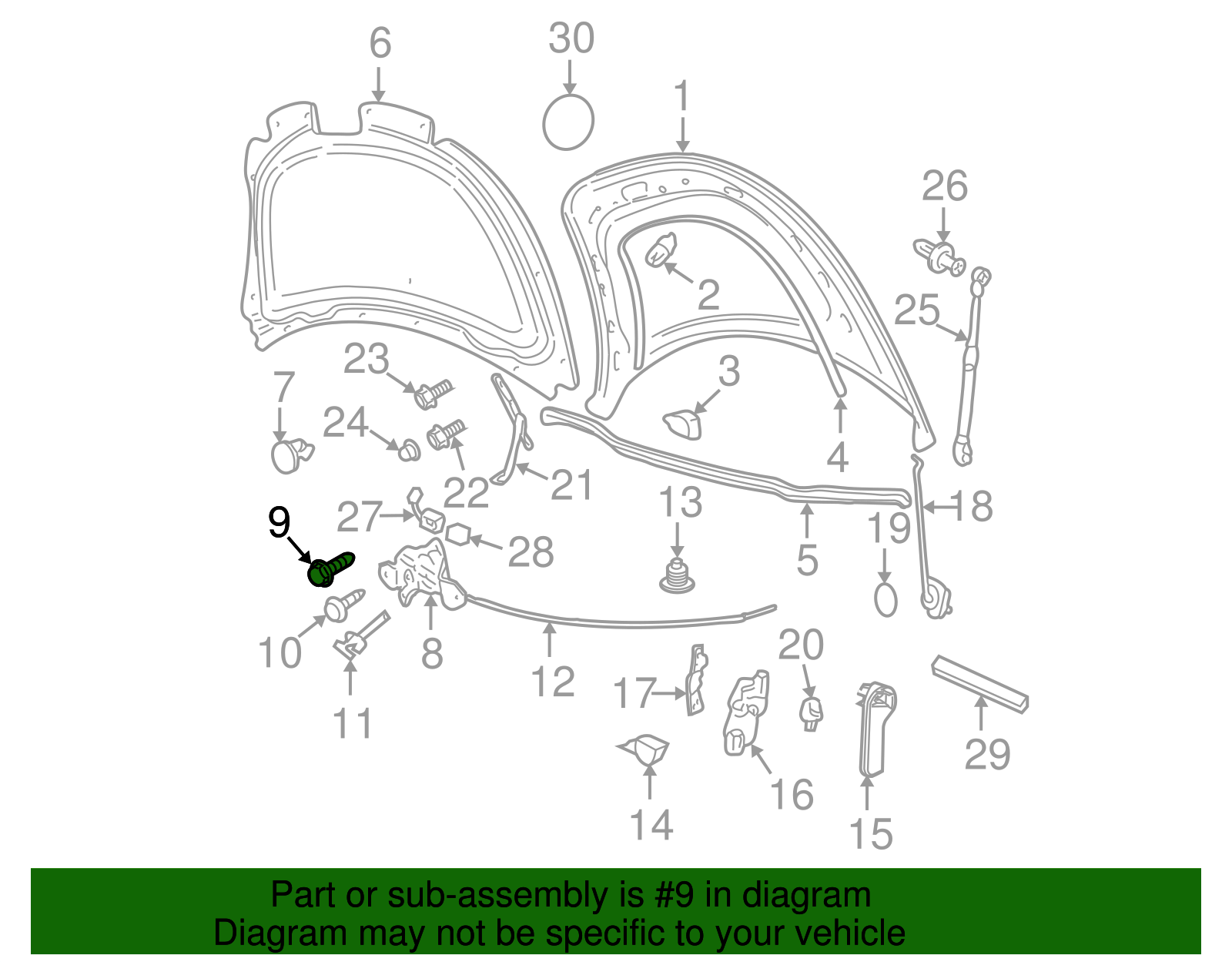 Lock & Switch Bolt - Volkswagen (N-908-073-01)