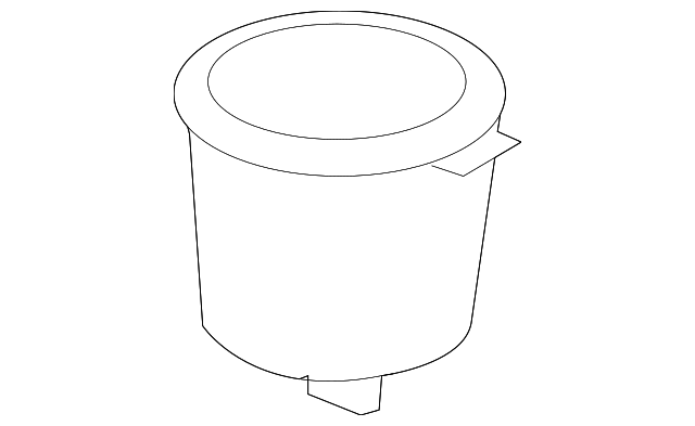 Ashtray - Volkswagen (1C0-857-961-P-08H)
