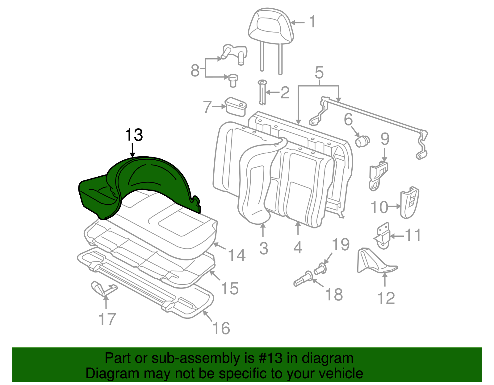 Cushion Cover - Volkswagen (1C0-885-405-E-HES)
