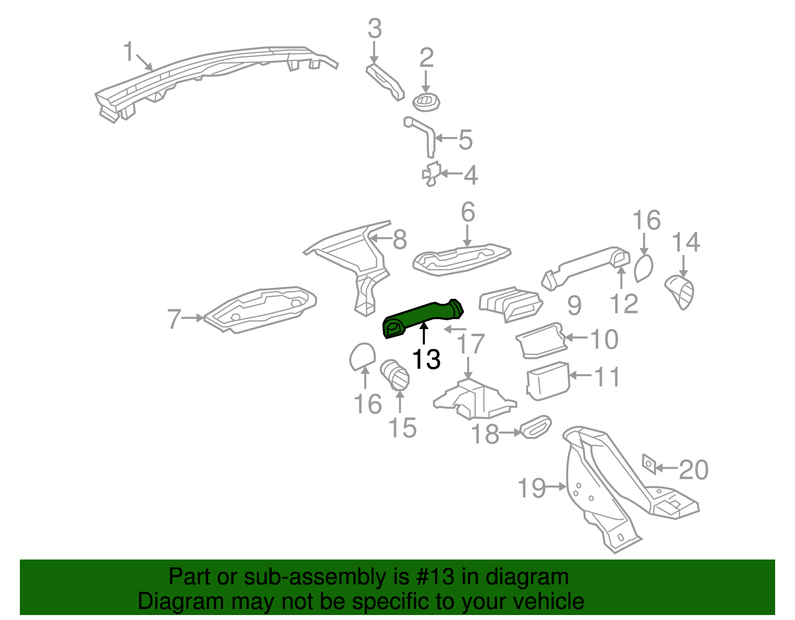Duct - Volkswagen (1C1-819-633-A)
