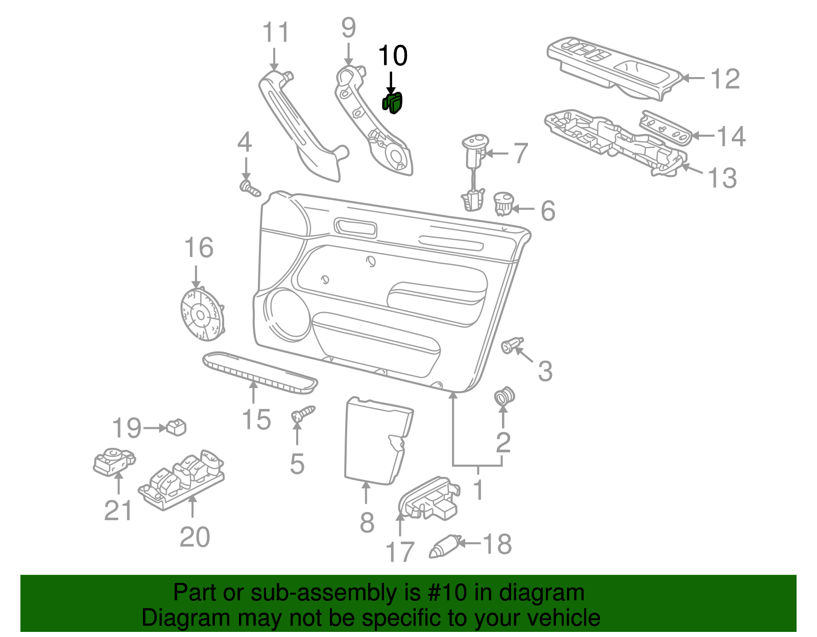 Grip Handle Clamp - Volkswagen (N-907-468-01)