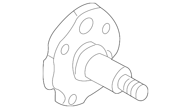 Spindle - Volkswagen (1J0-501-117-B)