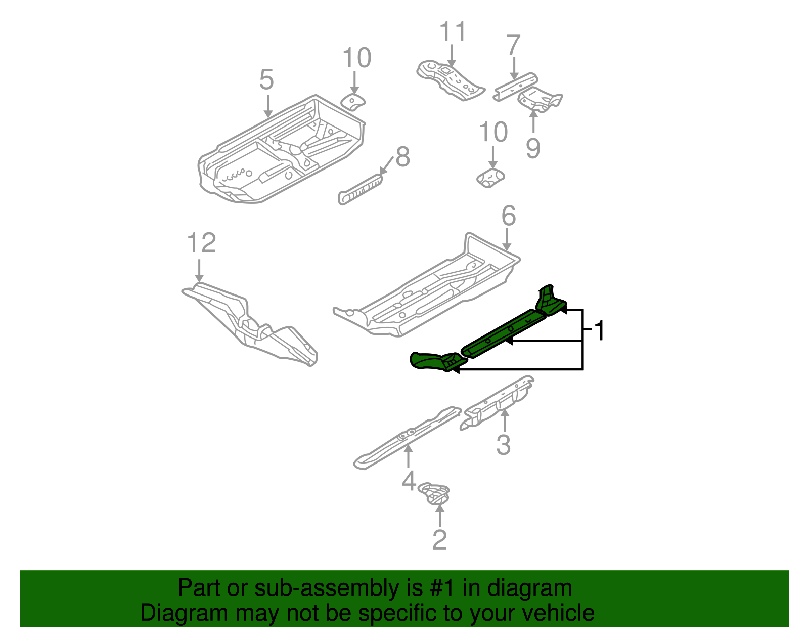 Cover Plate - Volkswagen (1J0-802-208-B)