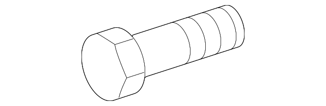 Seat Belt Lap And Shoulder Belt Bolt - Volkswagen (N-989-249-01)