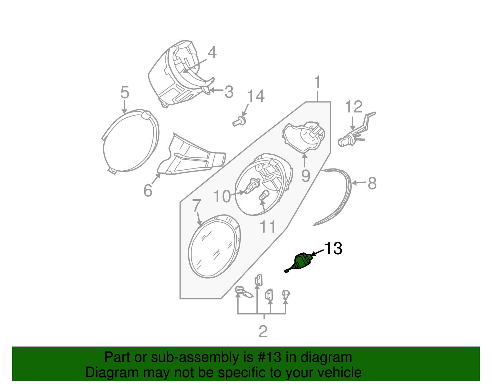 Adjust Motor - Volkswagen (1J0-941-295-A)