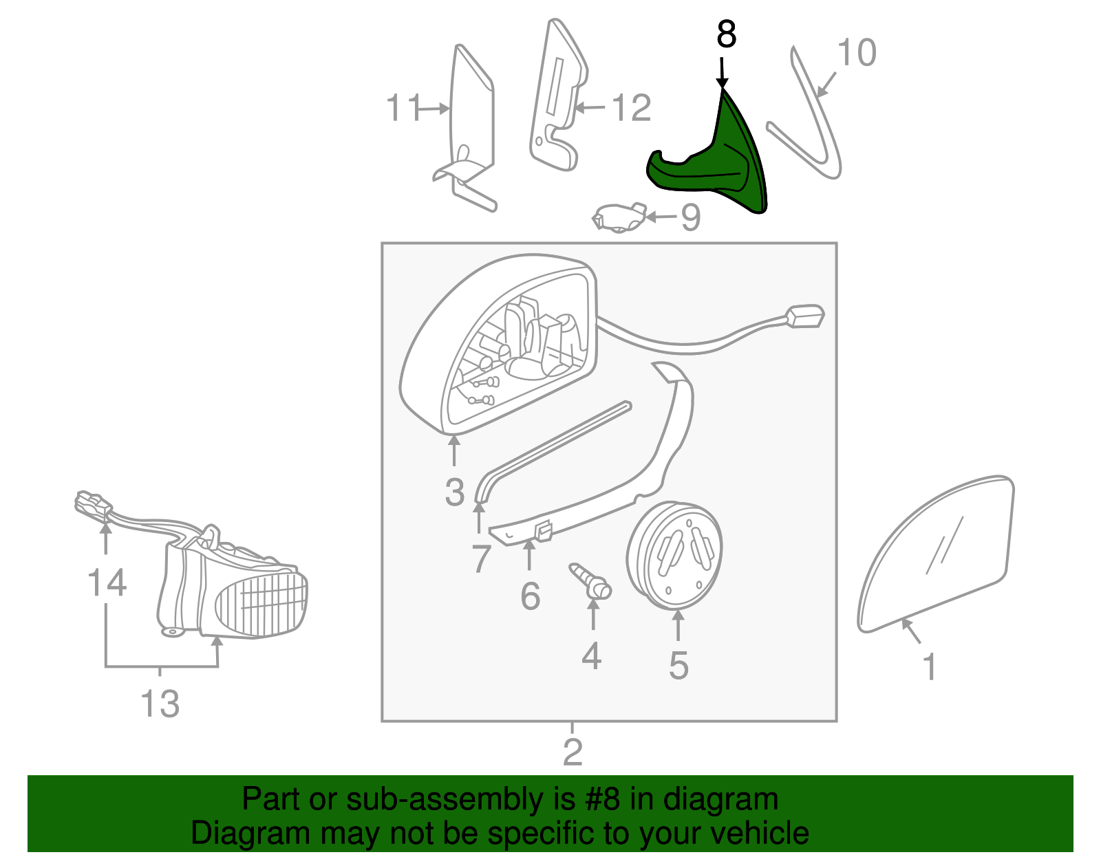 Hinge Cover - Volkswagen (1C0-853-273-H)