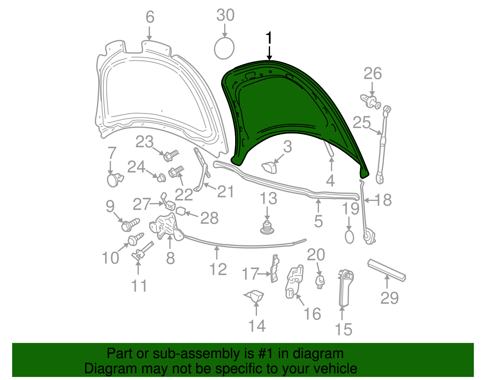 Hood - Volkswagen (1C0-823-031-M)