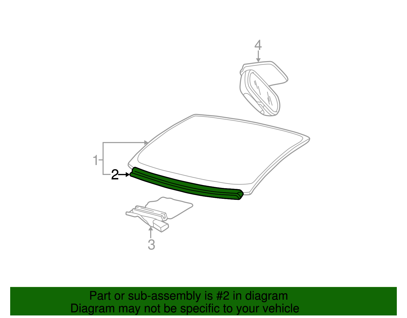 Windshield Strip - Volkswagen (1C0-853-306)