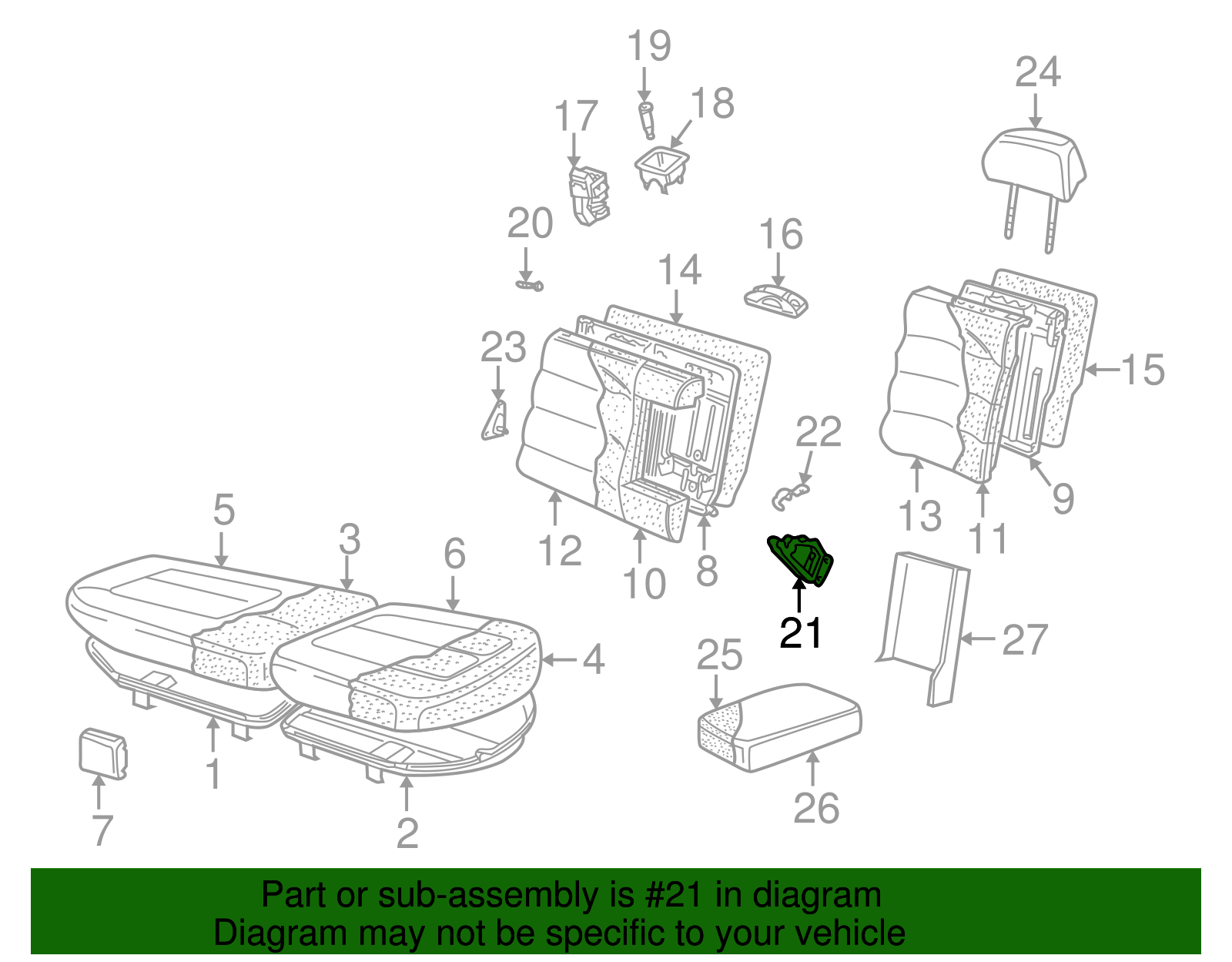 Center Mount - Volkswagen (3B0-886-177)