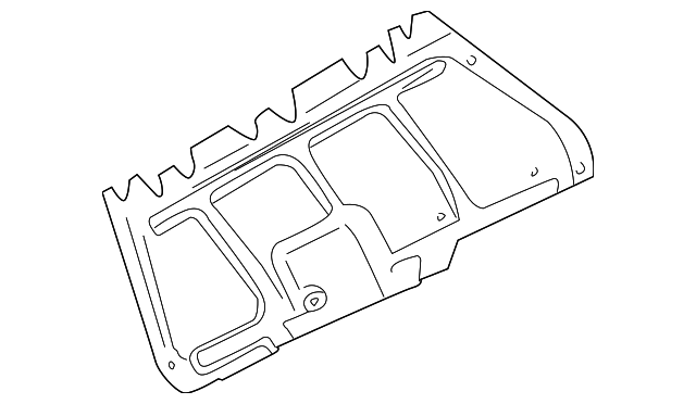Center Shield - Volkswagen (1J0-825-237-AD)
