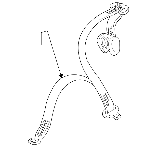 Center Seat Belt - Volkswagen (3B0-857-807-A-HCP)