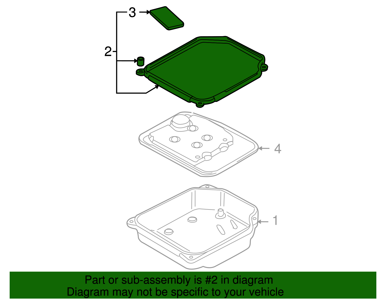 Transmission Oil Pan Gasket - Volkswagen (096-321-370)