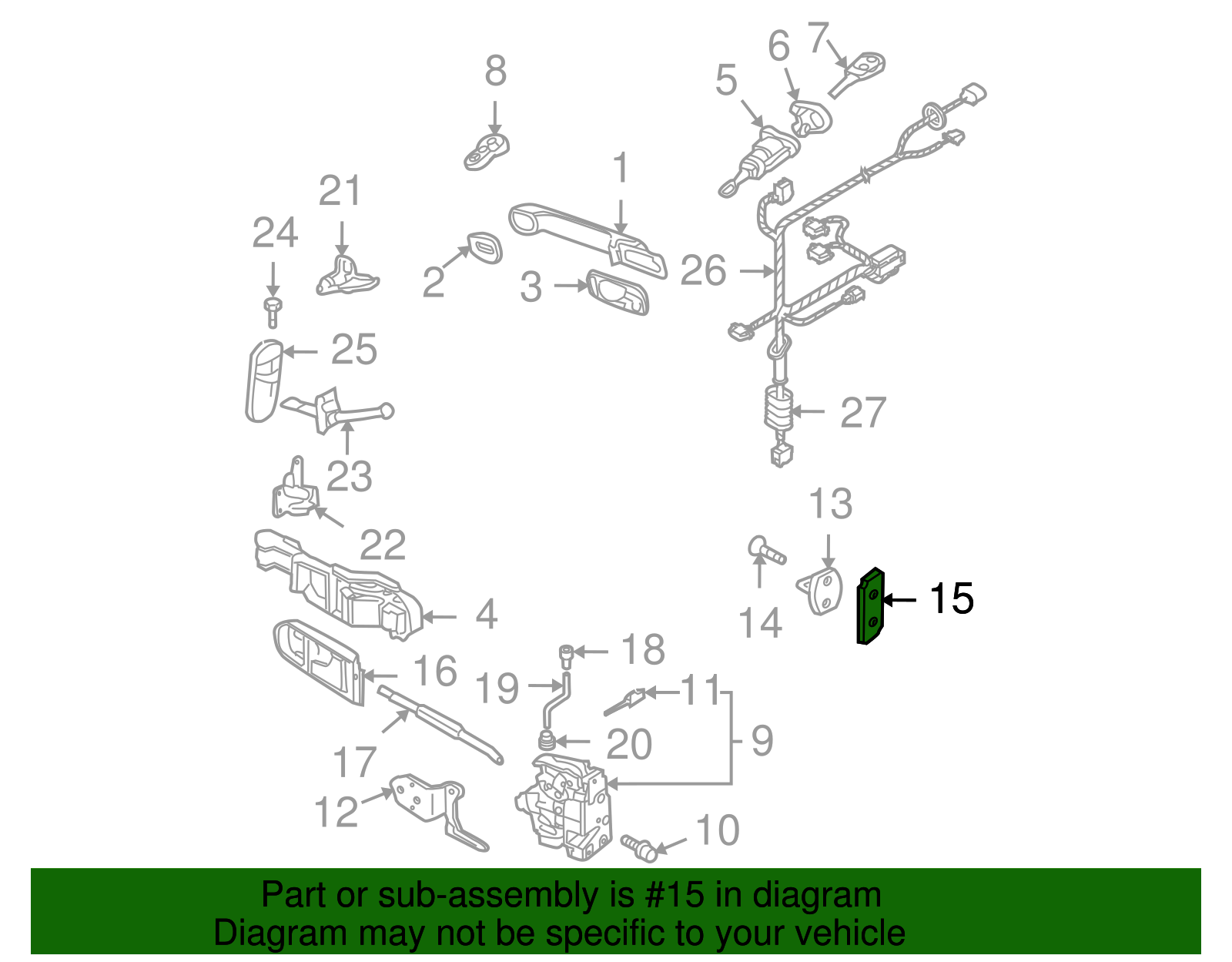 Striker Plate - Volkswagen (3B0-809-237-D)