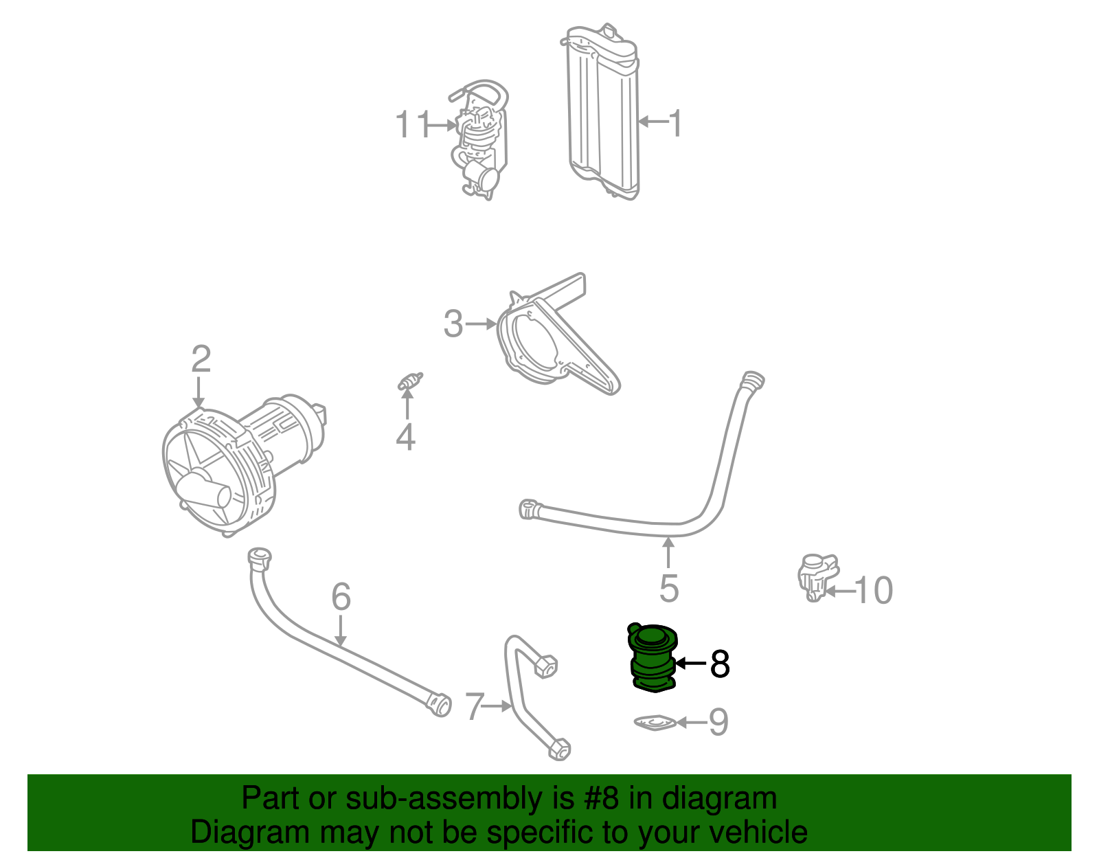 Air Control Valve - Volkswagen (06A-131-351-J)
