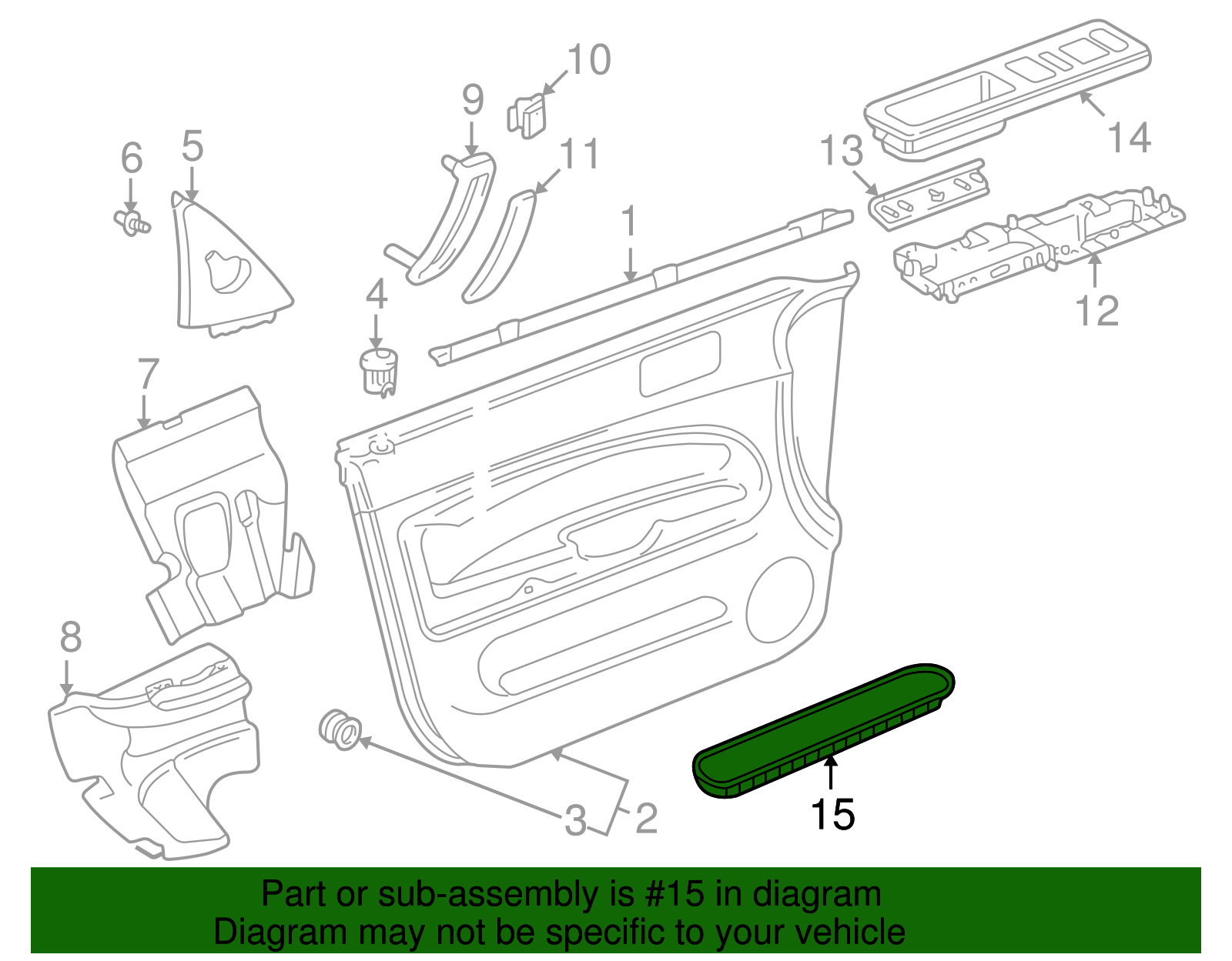 Insert Panel - Volkswagen (3B0-868-133-01C)