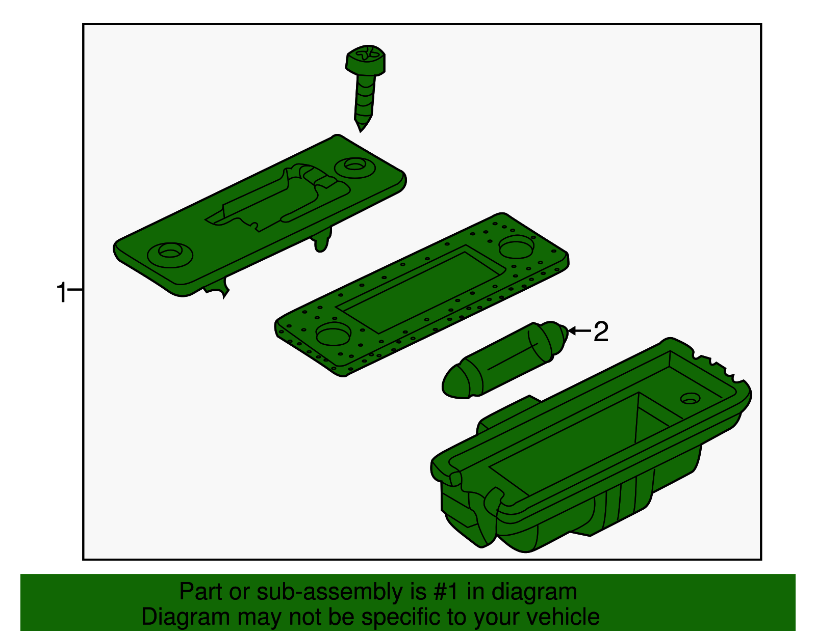 License Lamp - Volkswagen (1J6-943-021-B)