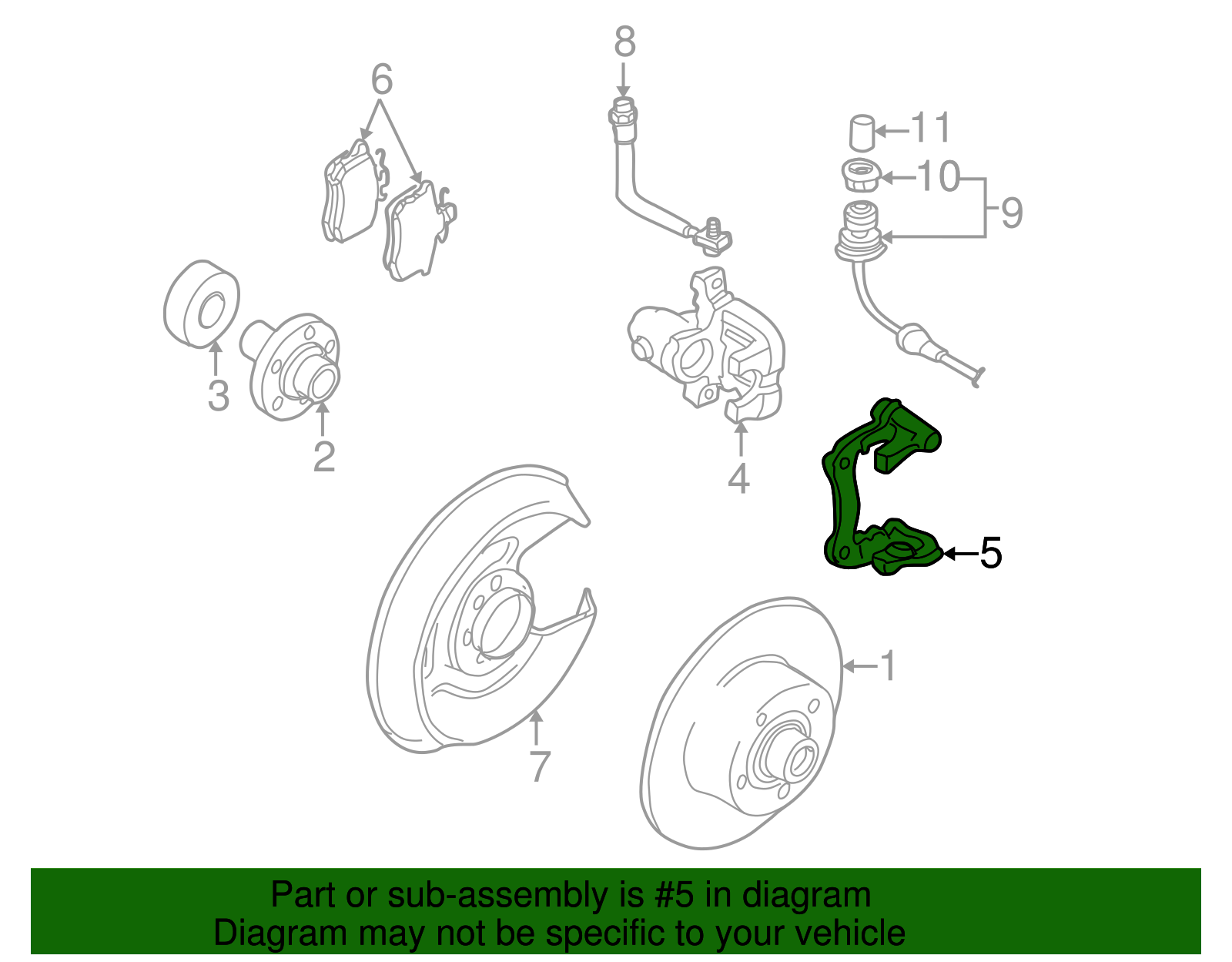 Carrier - Volkswagen (8E0-615-425-F)