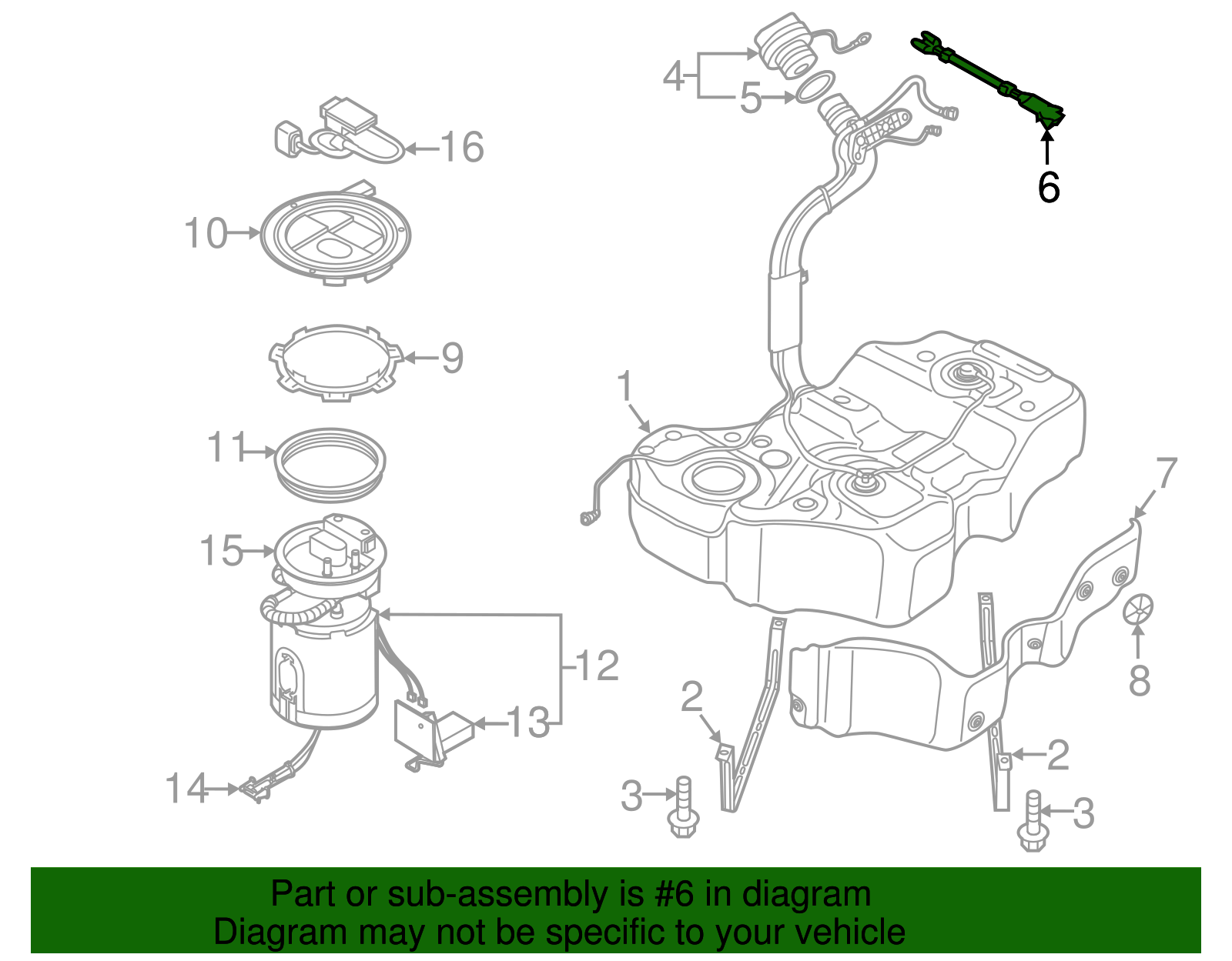 Ground Cable - Volkswagen (1H0-201-142-D)