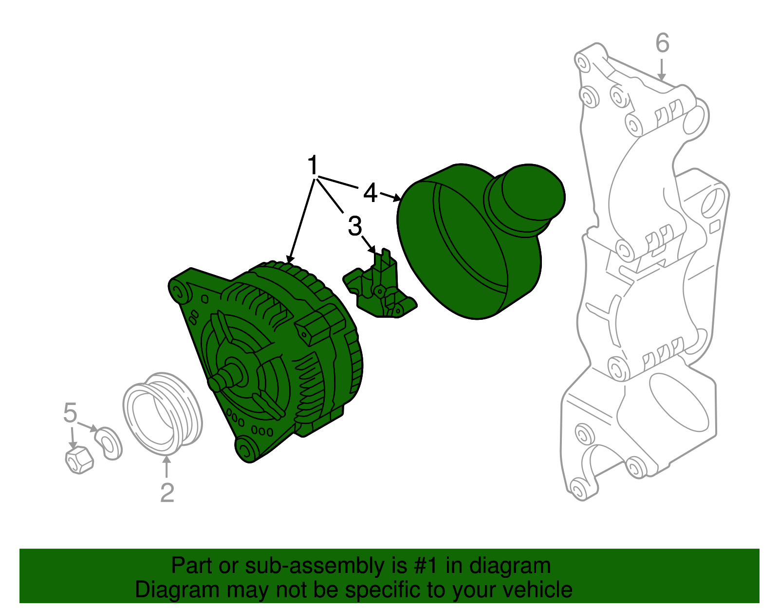 Alternator - Volkswagen (038-903-018-PX)