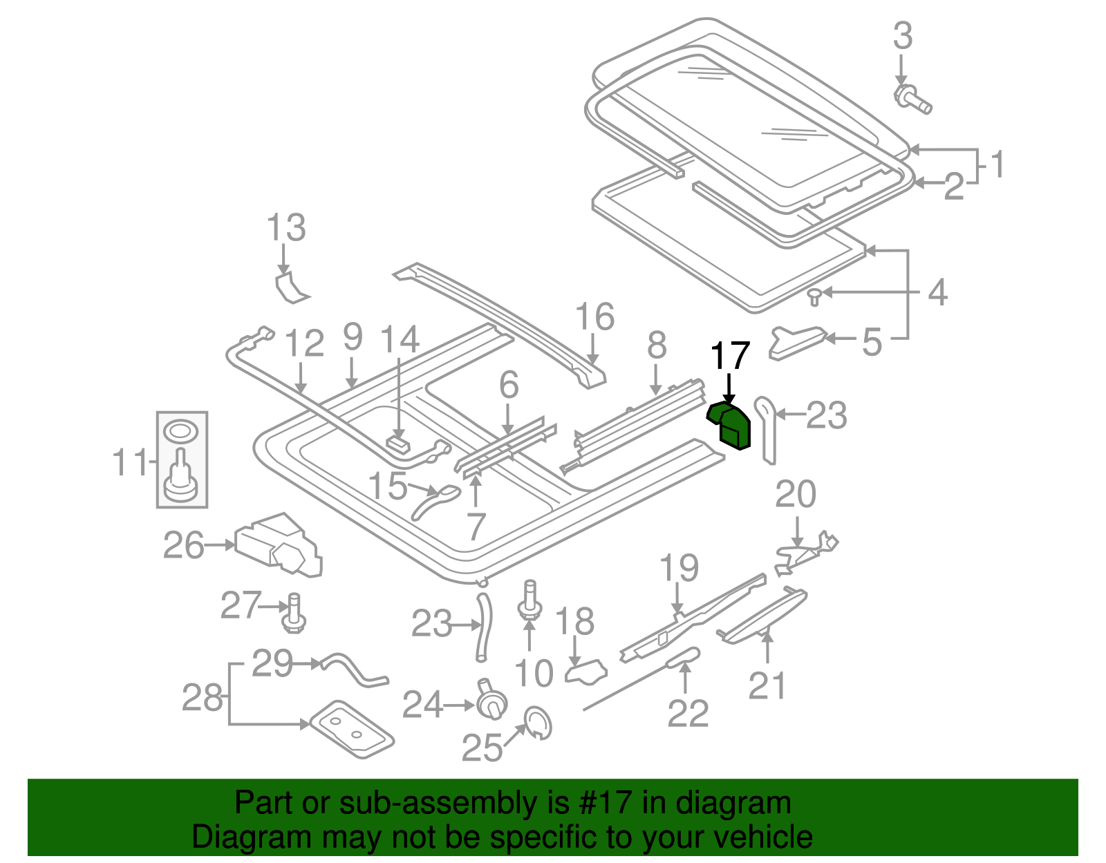 End Cap - Volkswagen (1C0-898-200)