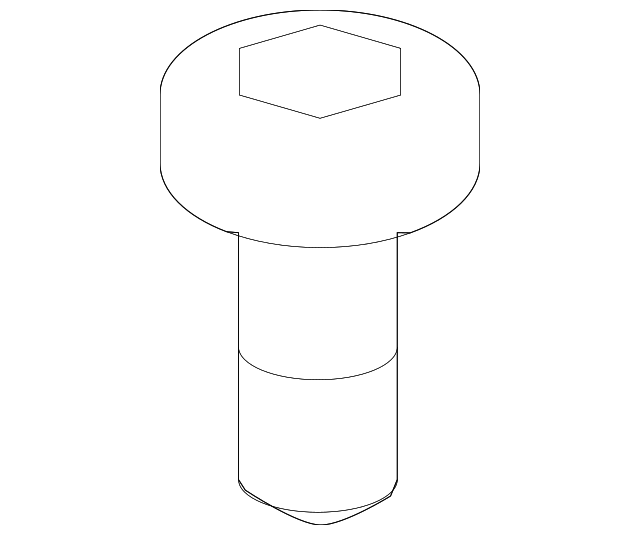 Bumper Cover Screw - Volkswagen (WHT-000-036)