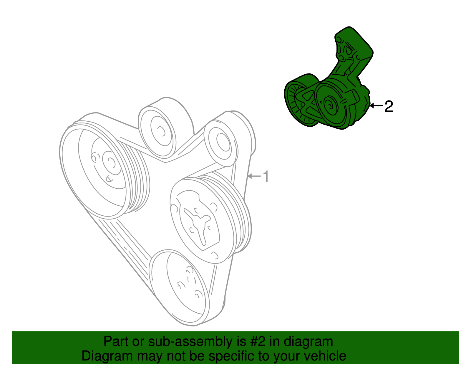 Belt Tensioner - Volkswagen (06A-903-315-E)