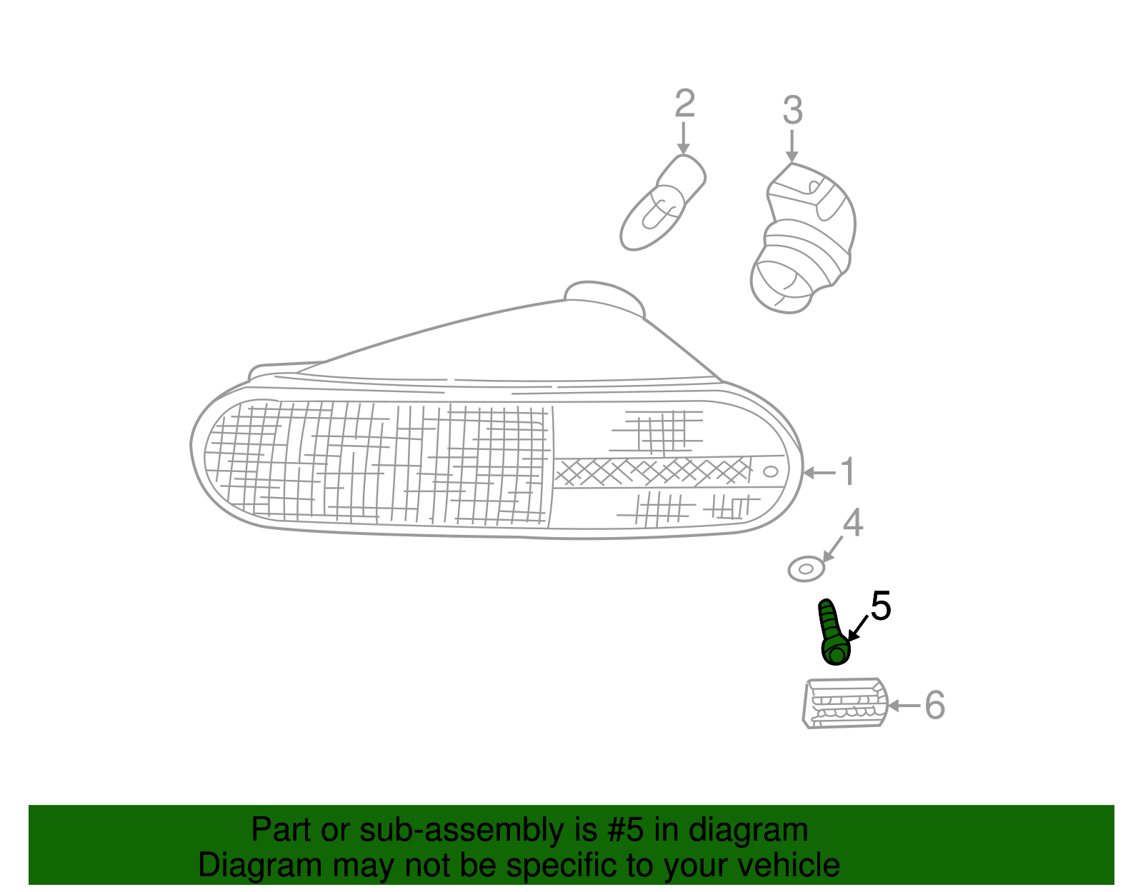 Fog Lamp Assembly Screw - Volkswagen (N-106-663-02)