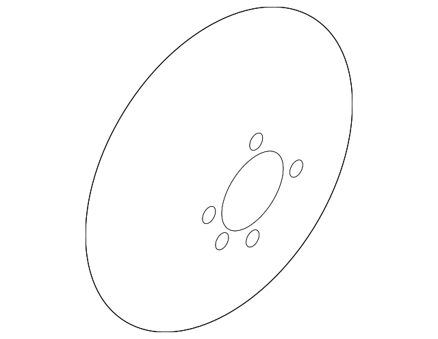 Disc Brake Rotor - Volkswagen (1J0-615-301-P)