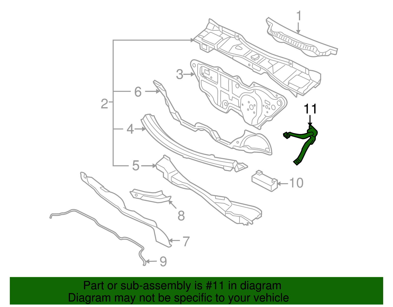 Column Support - Volkswagen (1C1-805-457-A)