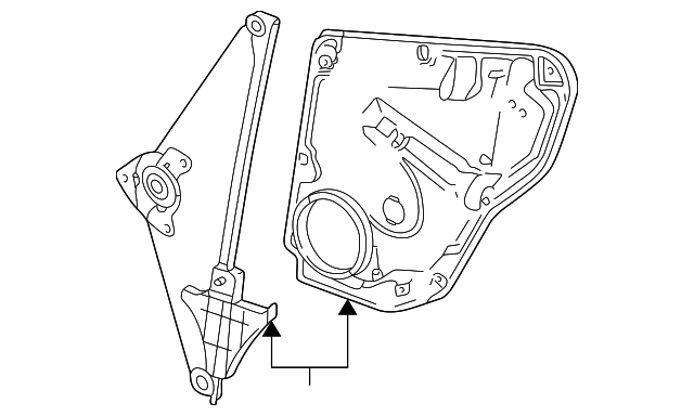 Window Regulator - Volkswagen (3B5-839-461-A)
