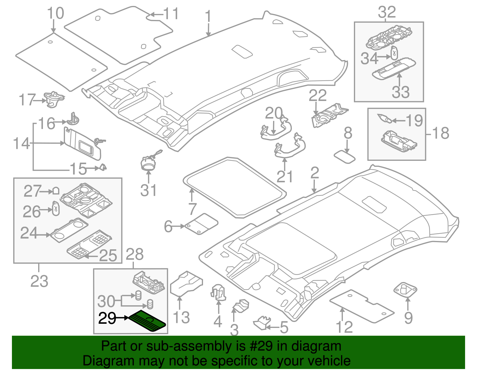 Lens - Volkswagen (3B0-947-125)