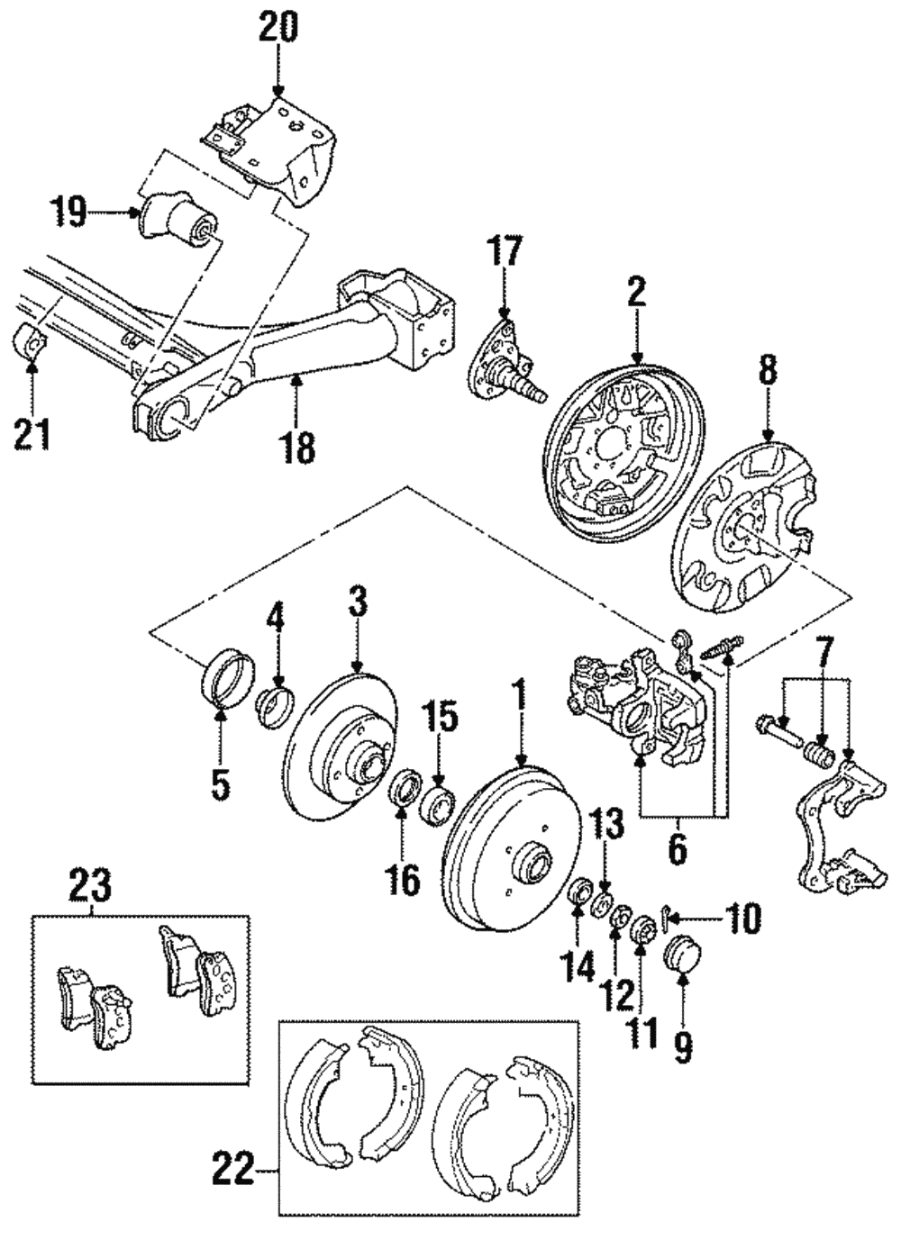 Brake Shoe - Volkswagen (6R0-698-520-X)