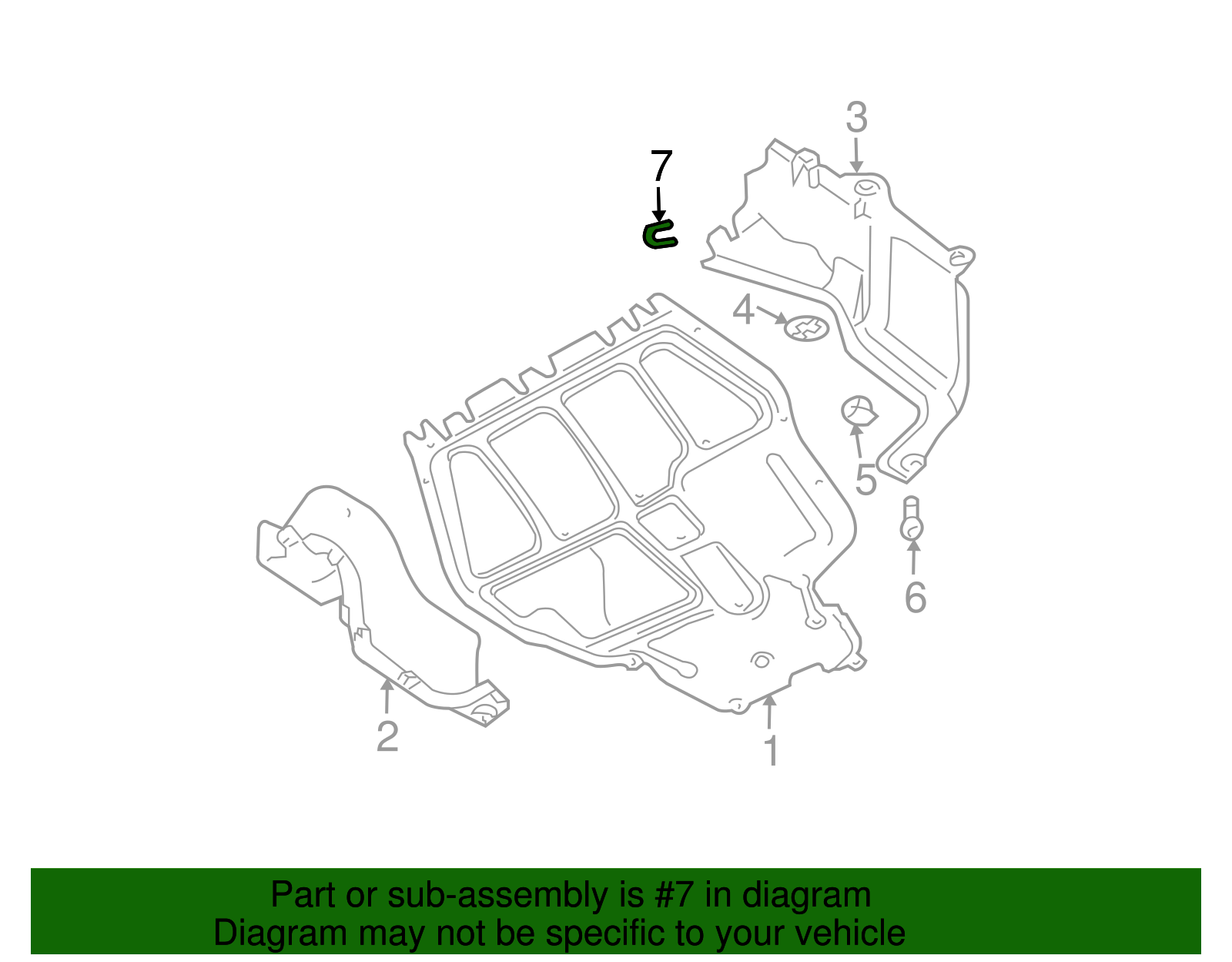 Side Cover U-Nut - Volkswagen (N-015-458-1)