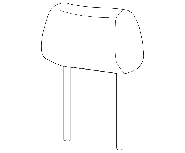 Headrest - Volkswagen (1C0-881-901-AB-5QT)