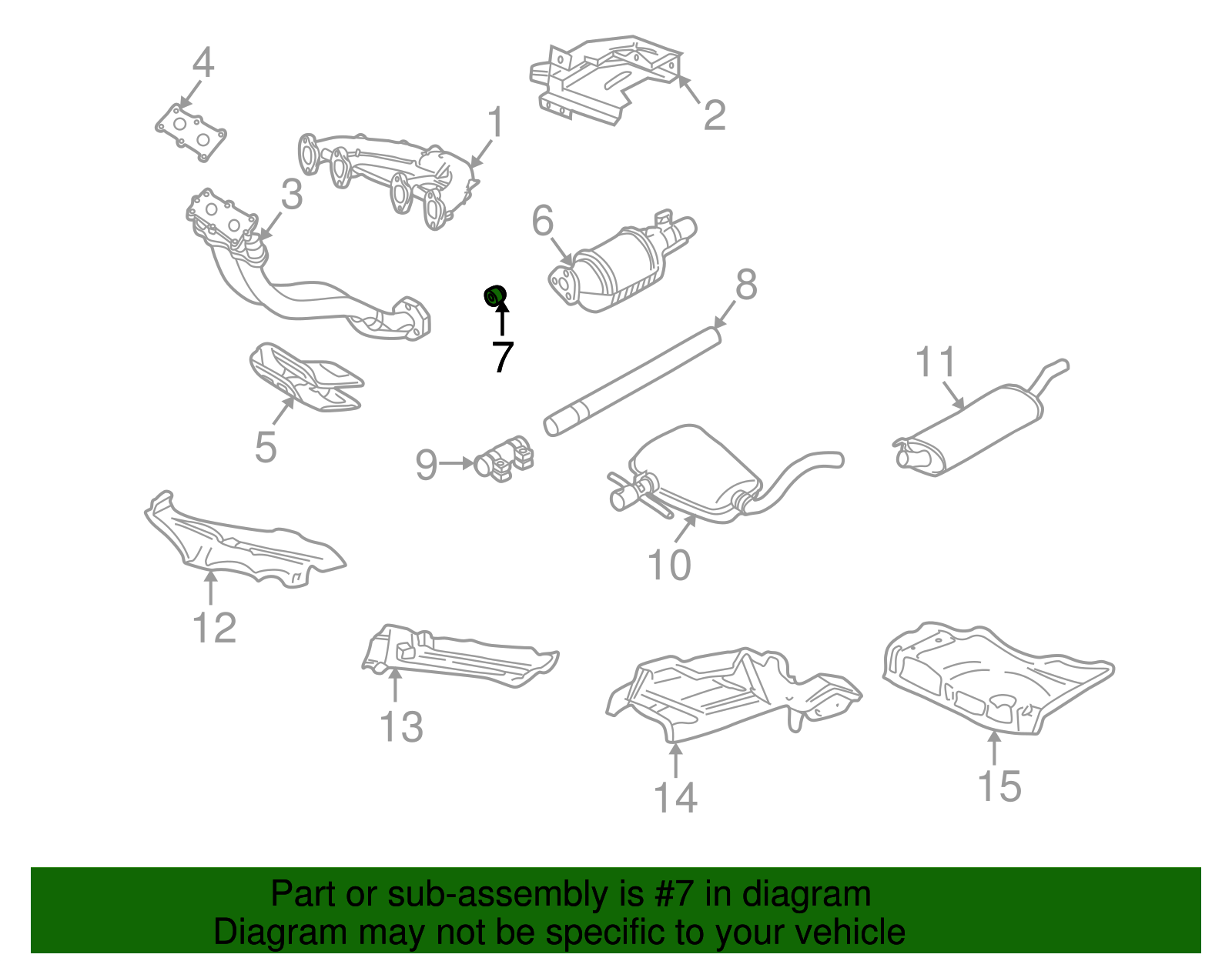 Catalytic Converter Gasket - Volkswagen (1H0-253-115-C)