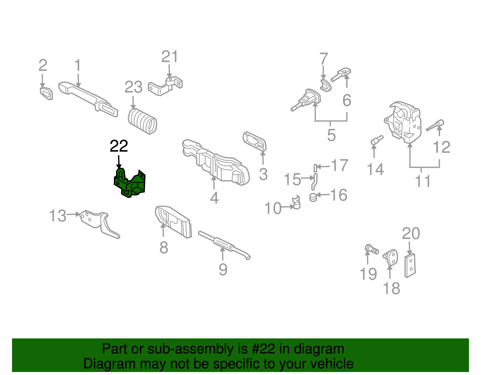 Lower Hinge - Volkswagen (4B0-831-411-B)