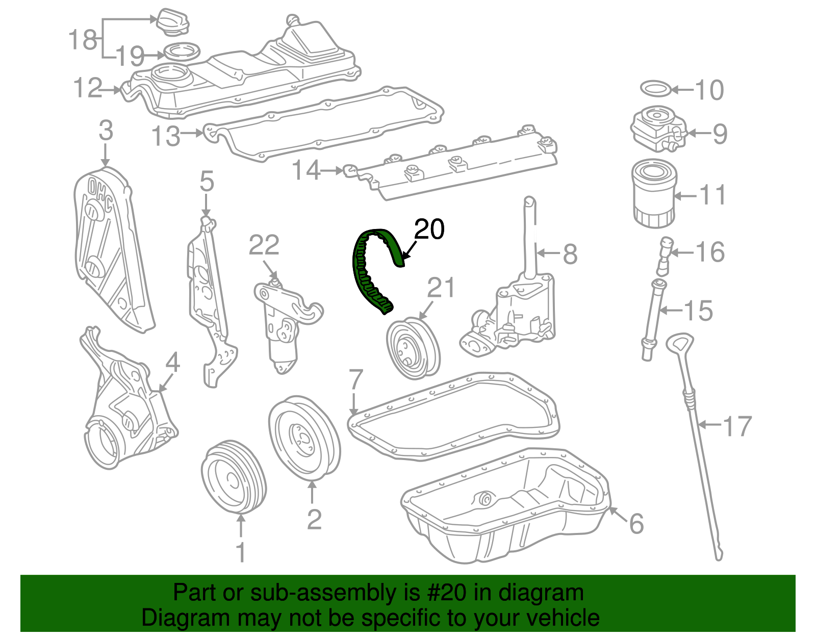 Timing Belt - Volkswagen (037-109-119-C)