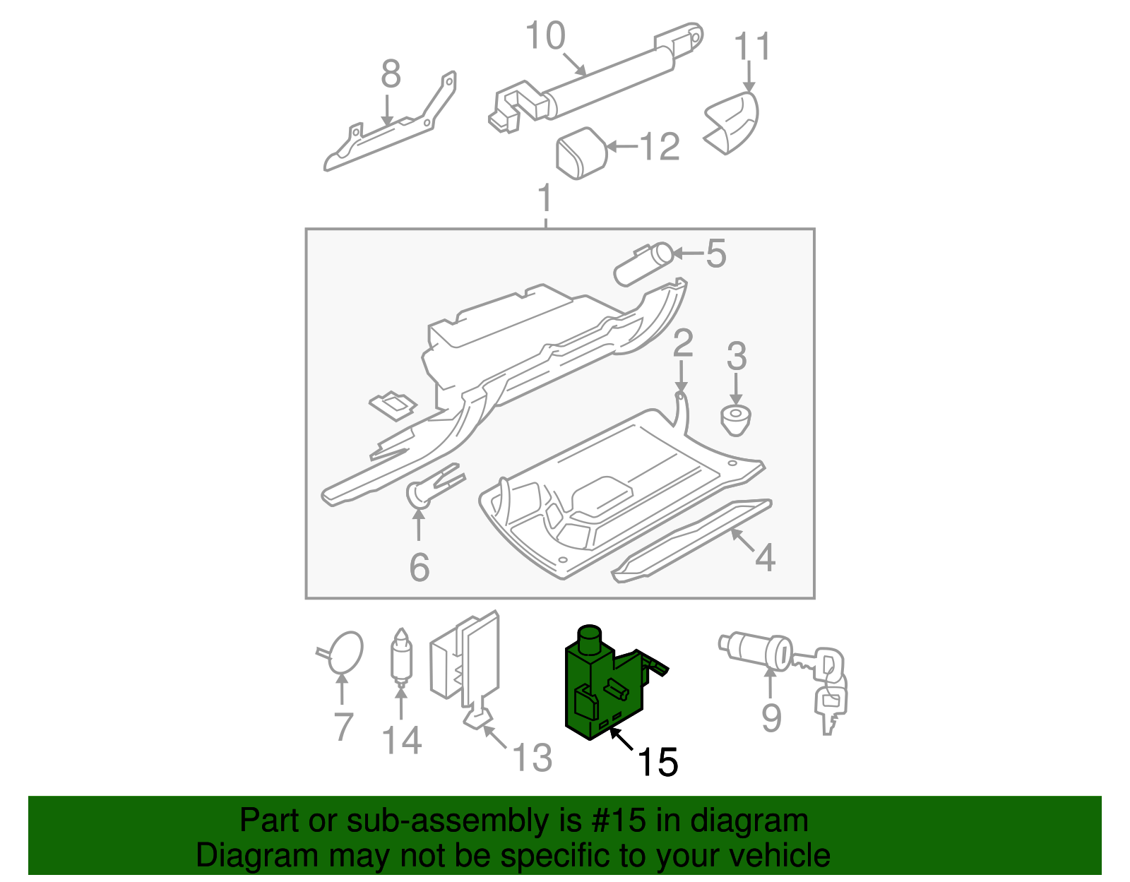 Park Brake Warning Switch - Volkswagen (1J0-947-561-C)