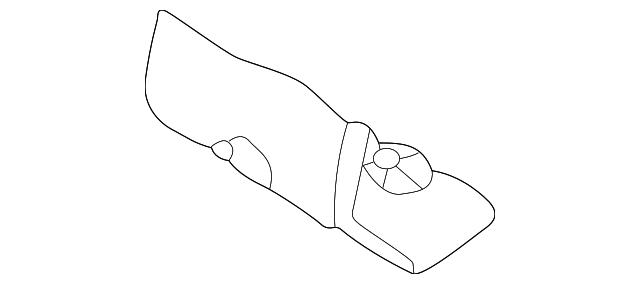 Lock Carrier Bracket - Volkswagen (1C0-813-744-B)