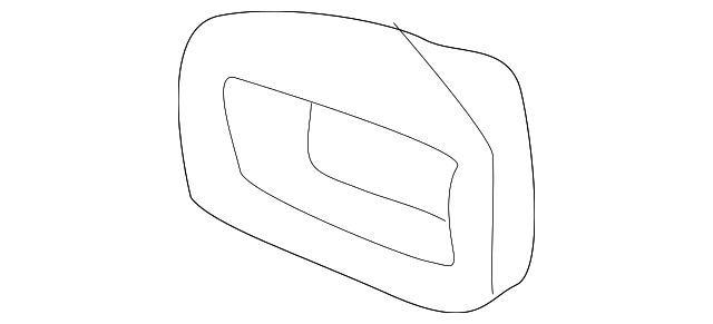 Handle, Outside Gasket - Volkswagen (3B0-837-209-A-9B9)