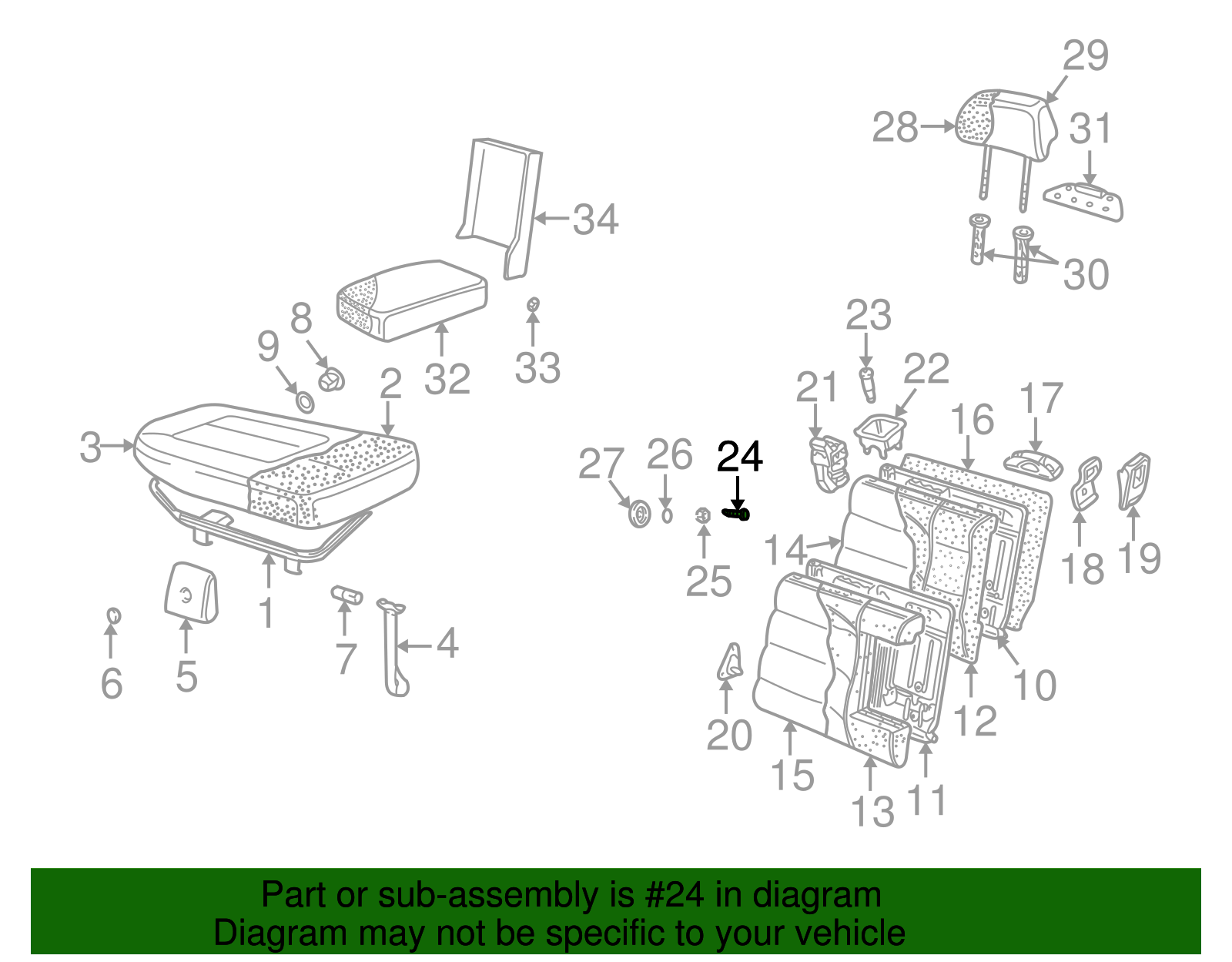 Lock Pin - Volkswagen (4B9-885-619-C)