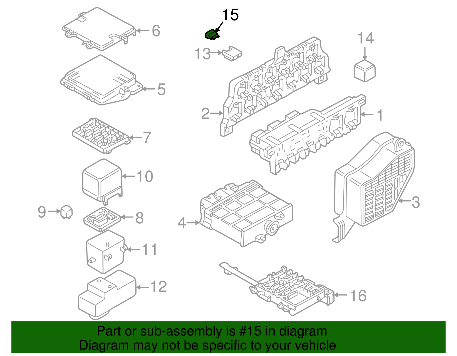 Fuse - Volkswagen (443-937-105-A)